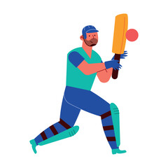 cricket player standing