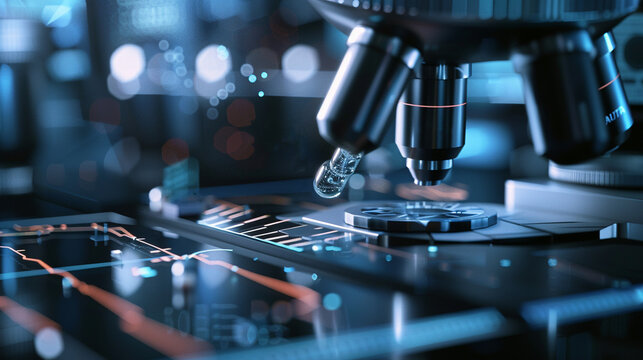 A 3D animated visualization of a groundbreaking medical procedure being performed on a microscopic level