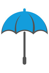 Vector umbrella, Rainy umbrella icon flat illustration, Umbrella vector icon for web design