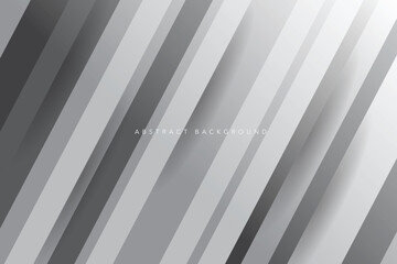 Gray and white abstract background vector illustration. Abstract white and gray color, modern design background with geometric shape.