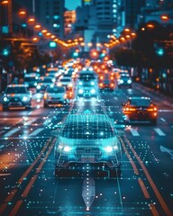 Autonomous electric vehicles equipped with AI that can predict traffic patterns and optimize routes in real-time