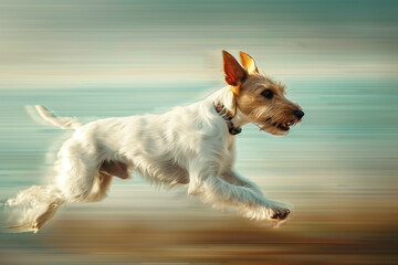 Fox Terrier at top speed