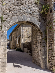 Gateway to the medieval village of Gras in Southern Ardèche