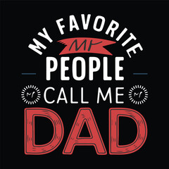 Handicraft design by my favorite people call me Dad.eps