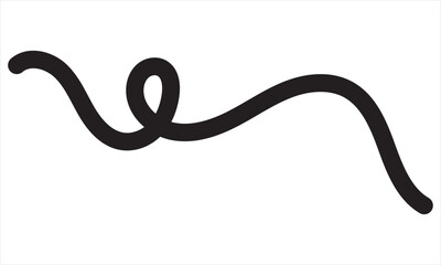 Strikethrough lines collection. Hand drawn freehand emphasis elements, underline, marker or ball pen line, crossed scribble stripe. vector illustration. EPS 10