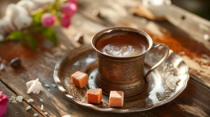 Turkish coffee style 
