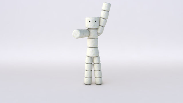 Marshmallow Man Hombre Masmelo