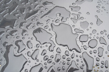 water drops on surface