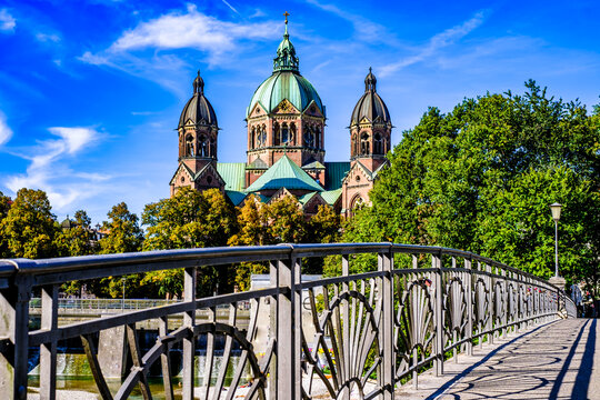 Sankt Lukas church in Munich - bavaria