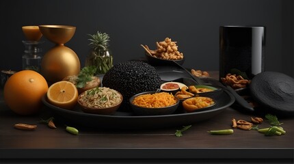 Indisches Essen. Generative AI Technologie