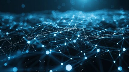 Obraz premium Generate a visual narrative of a futuristic network