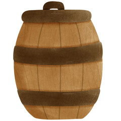 Wooden bucket