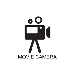 movie camera icon , video icon - obrazy, fototapety, plakaty