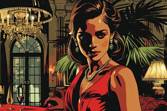 In the depths of a sprawling mansion, a wealthy socialite harbors dark secrets and deadly desires, while her unsuspecting guests become unwitting pawns in a deadly game of cat and mouse