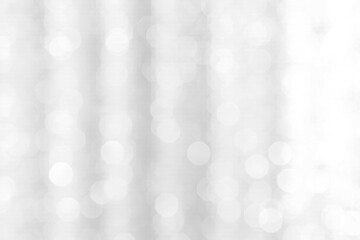 Abstract blurred shiny silver bokeh background, holiday and festive season concept background