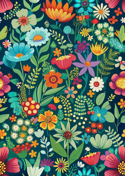 Fondo bot&aacute;nico, floreado