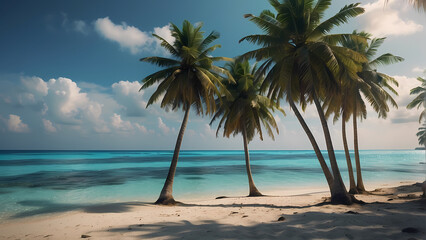 palm tree on the beach