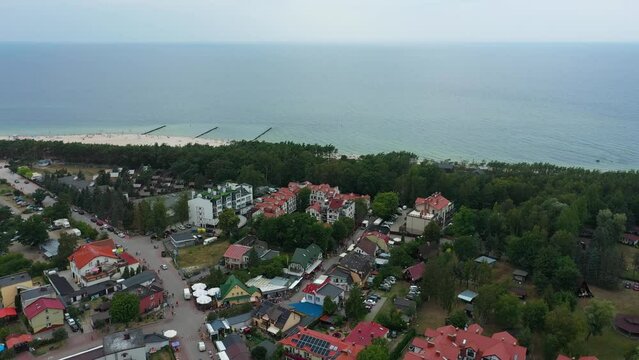 Beautiful Landscape Rowy Piekny Krajobraz Aerial View Poland