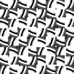 Complex geometric black and white pattern - 781407731