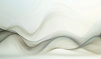 Abstract wave pattern in soft neutral tones