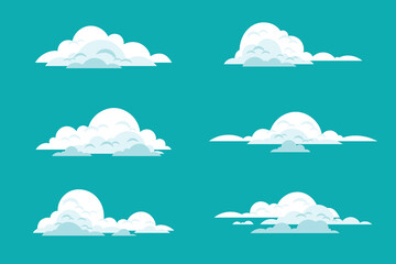 Clouds collection - obrazy, fototapety, plakaty