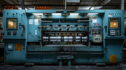 Dollar money offset printing machine during production