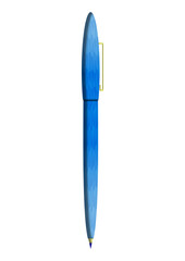Dessin d'un stylo bleu