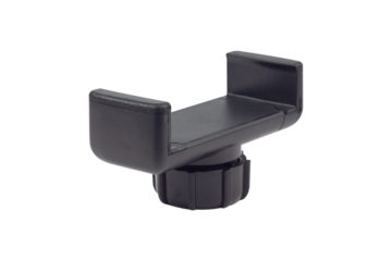 plastic phone holder isolated from background