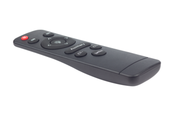 remote control for lamp isolated from background