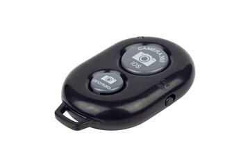 Fototapeta premium wireless remote for camera, bluetooth remote for phone camera, isolated from background