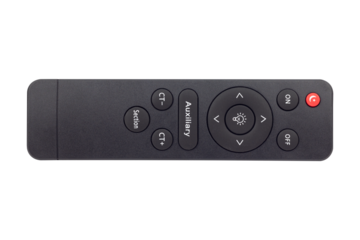 remote control for lamp isolated from background