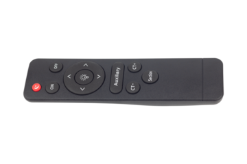 remote control for lamp isolated from background