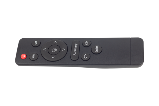 remote control for lamp isolated from background