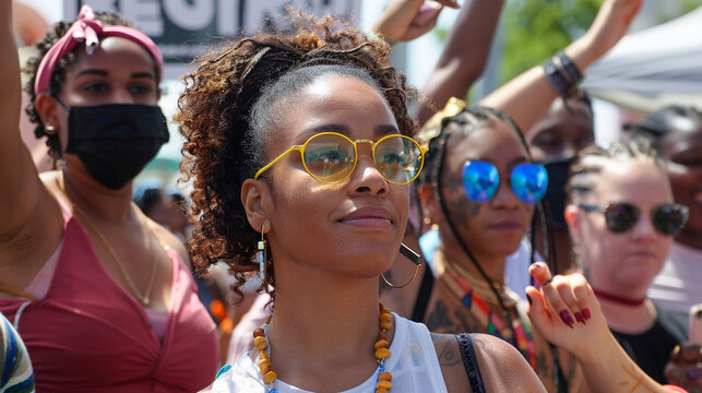 Unity Celebrations: Pictures of diverse communities coming together in solidarity to celebrate freedom and commemorate Juneteenth, Juneteenth