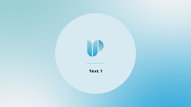 Elegant Circles Minimal Logo Reveal 4k 1:1 16:9 9:16