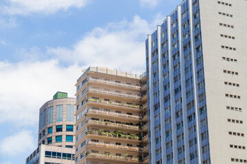 view of the city center of São Paulo.