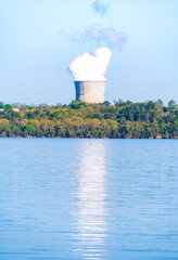 Nuclear water steam tower