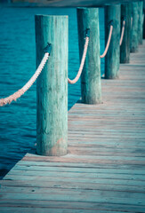 Fototapeta premium dock ropes