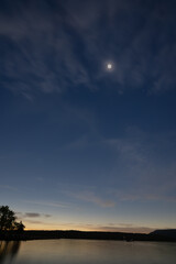 Solar eclipse sky mix