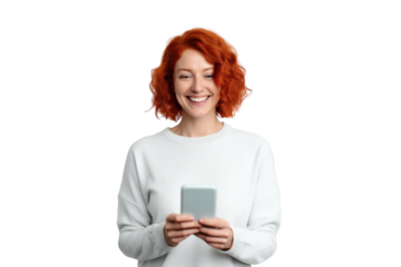 Young East Asian Using Smartphone