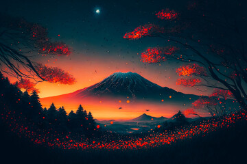 The fireflies in Japan are a sight to behold at sunrise