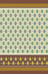 Ethnic Digital Print Pattern and Repeat for Textile and Multipurpose Use. Indian Digital Prints motif.