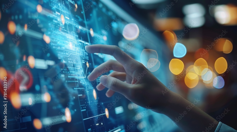 Aufkleber Hnad worked in digital transformation change management and internet of things (IoT) user interface design....