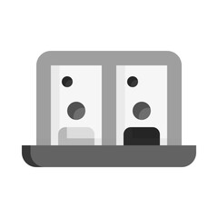 Video Chat Call Business Meeting Flat Icon