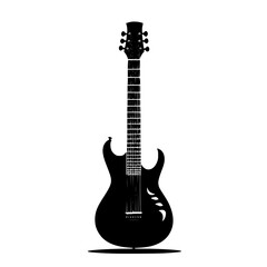 Naklejka premium Bass Guitar Svg, Guitar png, Guitar Silhouette, Guitar Shape SVG, Guitar SVG, Guitarist PNG, Guitarist Vector, Guitar Player Vector, Music Svg, Guitarist SVG, Musician SVG, Guitarist Clipart, Music No