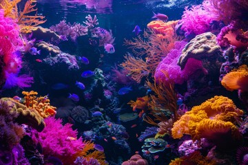 Naklejka na ściany i meble Vibrant Coral Reef