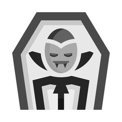 Dracula Vampire Avatar Flat Icon