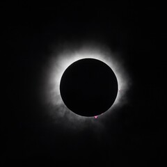 The April 8, 2024 total solar eclipse seen in North Texas.