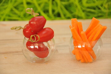 légumes croquants