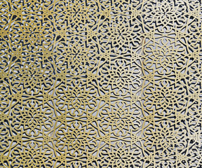 Decorative arabic pattern on wall